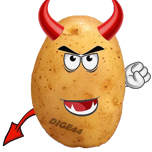 😈 Стикер «PATATE» для Telegram