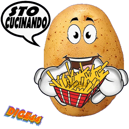 🍱 Стикер «PATATE» для Telegram