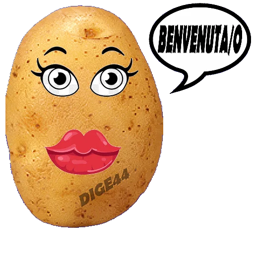 👆 Стикер «PATATE» для Telegram