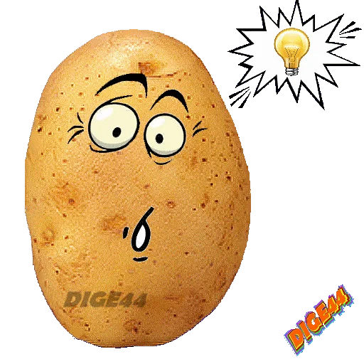 💡 Стикер «PATATE» для Telegram