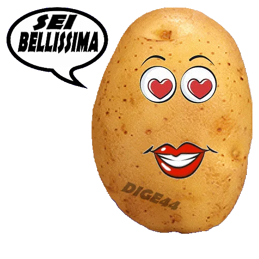 👩‍🦰 Стикер «PATATE» для Telegram