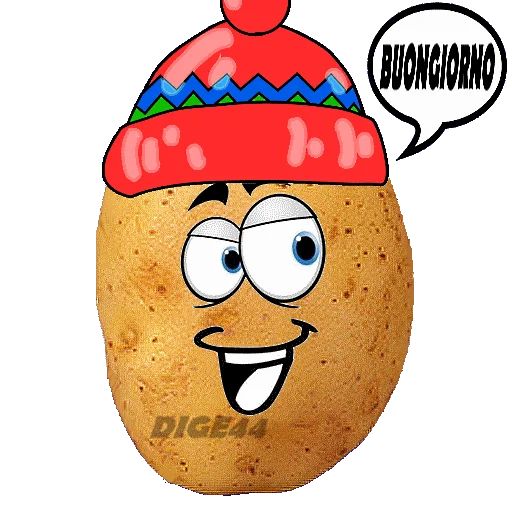 🛏 Стикер «PATATE» для Telegram