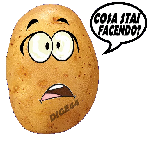 ❔ Стикер «PATATE» для Telegram