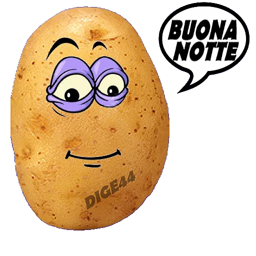 🛌 Стикер «PATATE» для Telegram