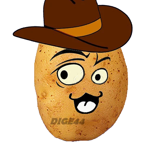 🤠 Стикер «PATATE» для Telegram