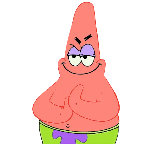 😜 Стикер «Patrick and Spongebob» для Telegram