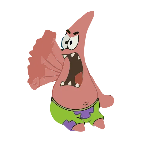 🤬 Стикер «Patrick and Spongebob» для Telegram