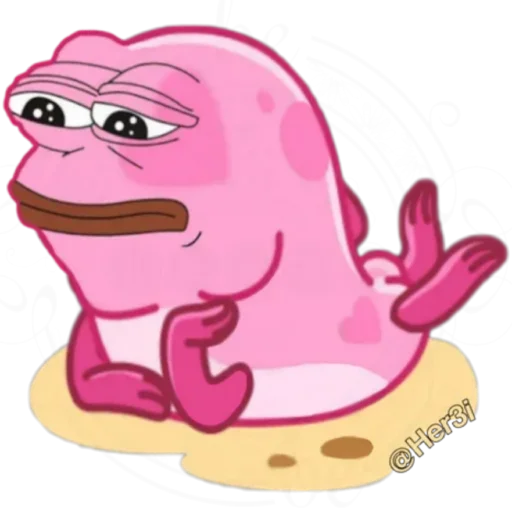 🐸 Стикер «Patrick PePe ? - [ ]» для Telegram