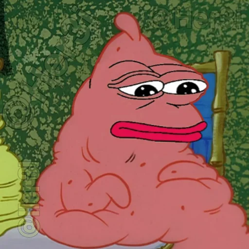 🐸 Стикер «Patrick PePe ? - [ ]» для Telegram