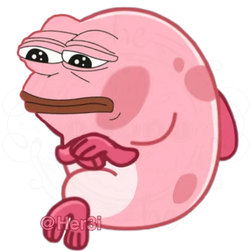 🐸 Стикер «Patrick PePe ? - [ ]» для Telegram
