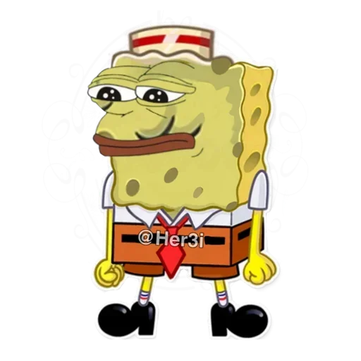 🐸 Стикер «Patrick PePe ? - [ ]» для Telegram