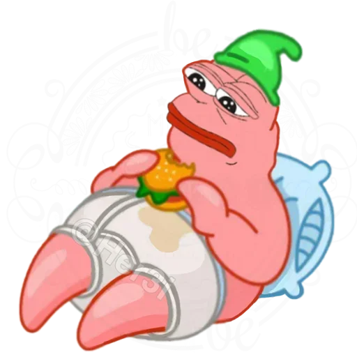 🐸 Стикер «Patrick PePe ? - [ ]» для Telegram