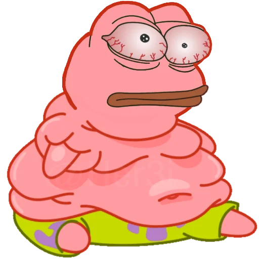 🐸 Стикер «Patrick PePe ? - [ ]» для Telegram
