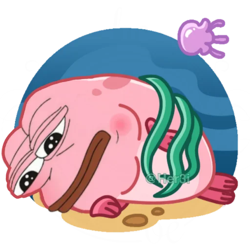 🐸 Стикер «Patrick PePe ? - [ ]» для Telegram