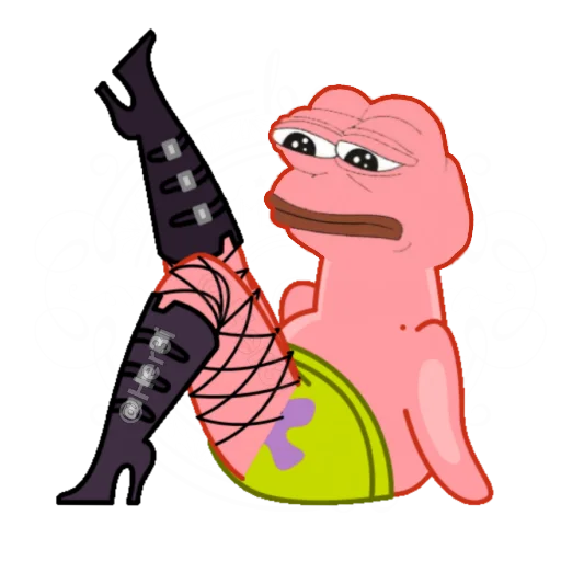 🐸 Стикер «Patrick PePe ? - [ ]» для Telegram