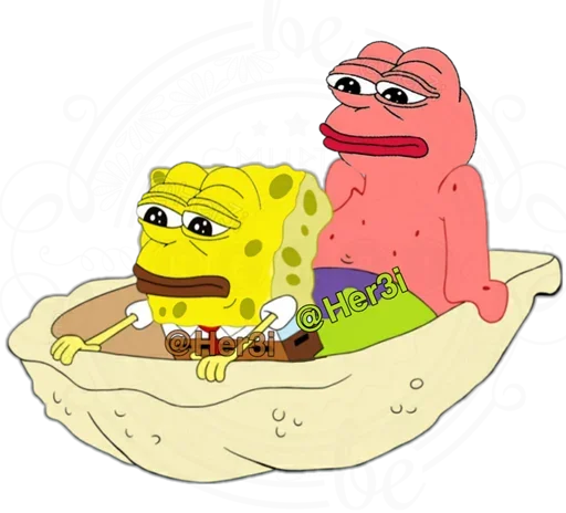 🐸 Стикер «Patrick PePe ? - [ ]» для Telegram