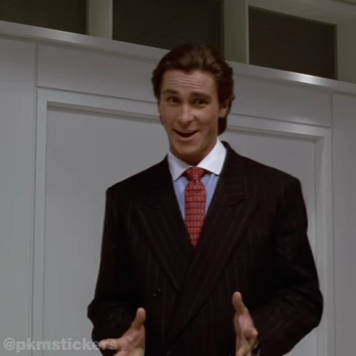 😏 Стикер «Patrick Bateman» для Telegram