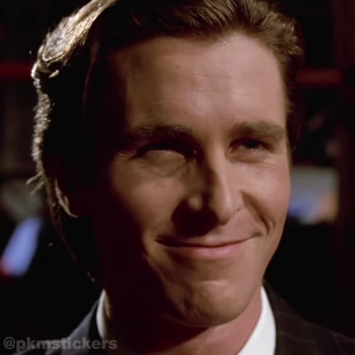 😉 Стикер «Patrick Bateman» для Telegram