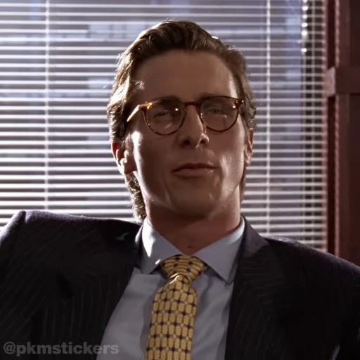 😏 Стикер «Patrick Bateman» для Telegram