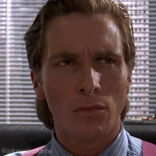 🤨 Стикер «Patrick Bateman» для Telegram