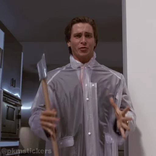 🪓 Стикер «Patrick Bateman» для Telegram