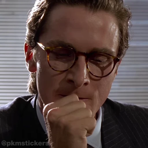 😠 Стикер «Patrick Bateman» для Telegram