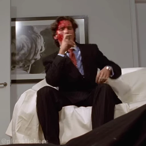 🚬 Стикер «Patrick Bateman» для Telegram