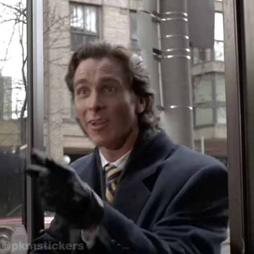 😬 Стикер «Patrick Bateman» для Telegram