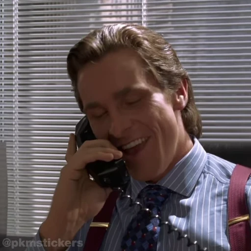 😄 Стикер «Patrick Bateman» для Telegram