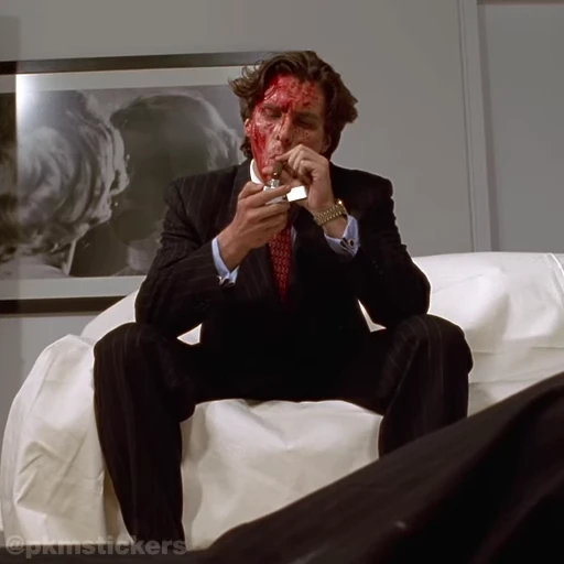 🚬 Стикер «Patrick Bateman» для Telegram