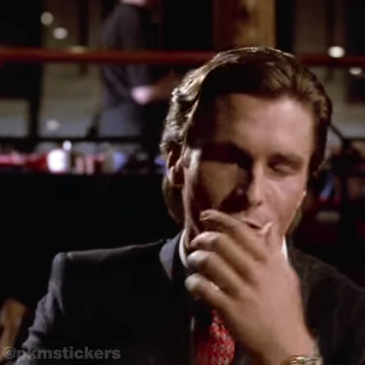 😬 Стикер «Patrick Bateman» для Telegram
