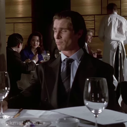 😏 Стикер «Patrick Bateman» для Telegram