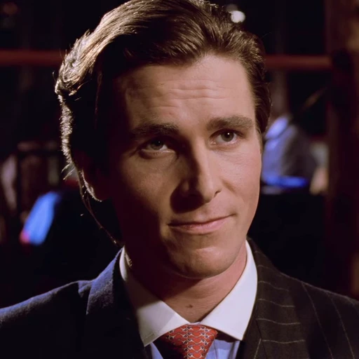 🙂 Стикер «Patrick Bateman American Psycho» для Telegram