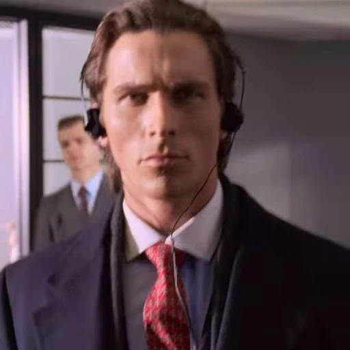 🎧 Стикер «Patrick Bateman American Psycho» для Telegram