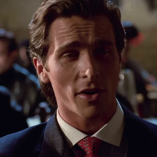 👍 Стикер «Patrick Bateman American Psycho» для Telegram