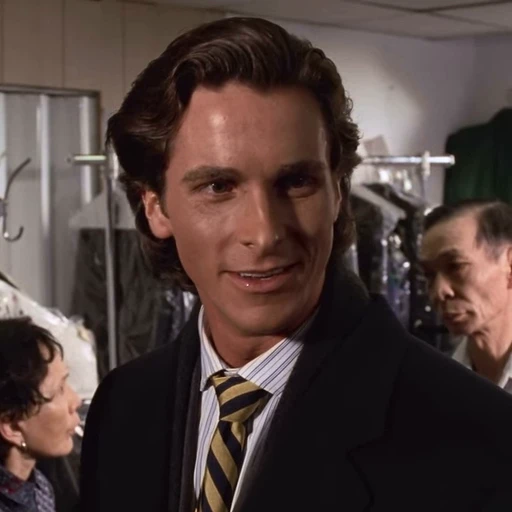 😏 Стикер «Patrick Bateman American Psycho» для Telegram