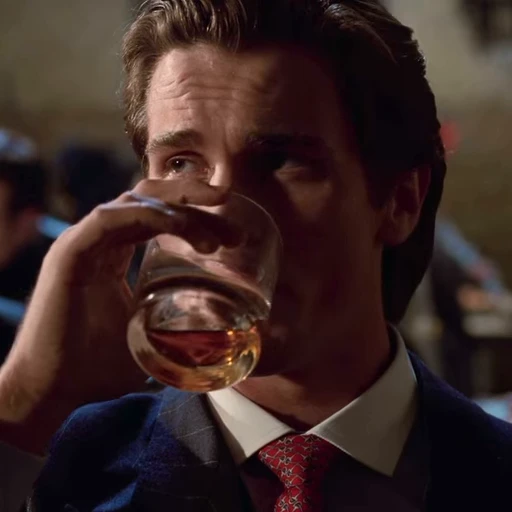 🥃 Стикер «Patrick Bateman American Psycho» для Telegram