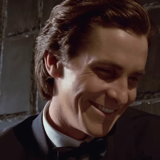 😁 Стикер «Patrick Bateman American Psycho» для Telegram