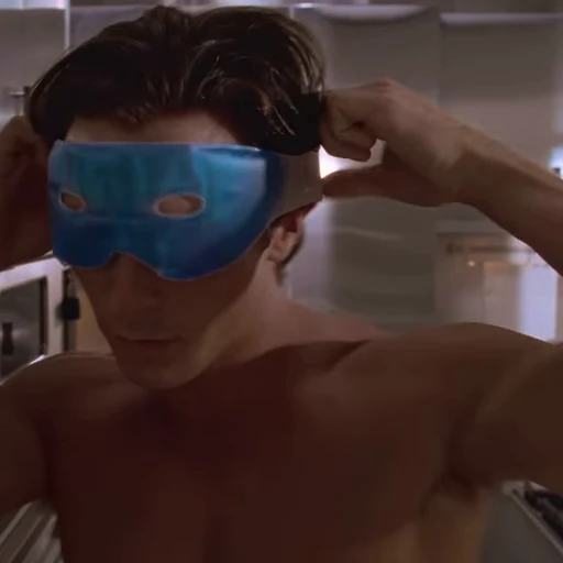😑 Стикер «Patrick Bateman American Psycho» для Telegram