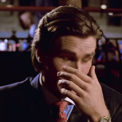 🤦‍♂️ Стикер «Patrick Bateman American Psycho» для Telegram