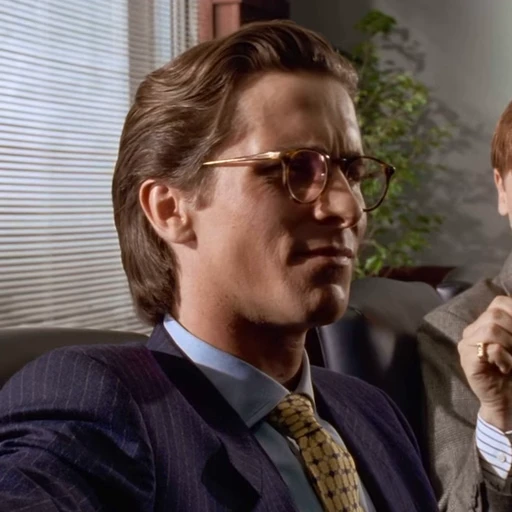 🥴 Стикер «Patrick Bateman American Psycho» для Telegram