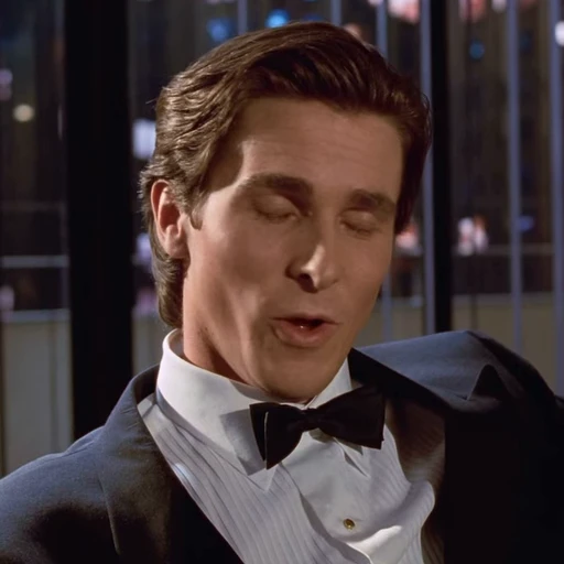 🙂 Стикер «Patrick Bateman American Psycho» для Telegram