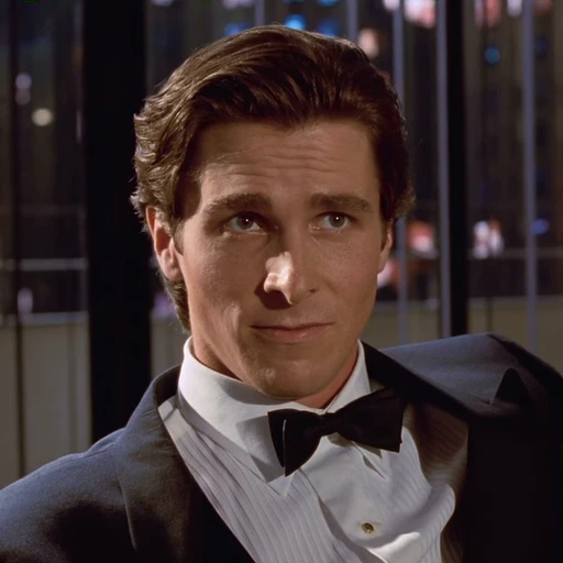 🙂 Стикер «Patrick Bateman American Psycho» для Telegram