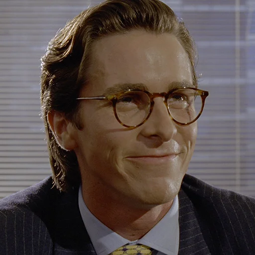 😊 Стикер «Patrick Bateman» для Telegram