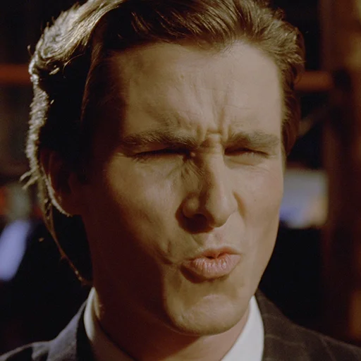 😙 Стикер «Patrick Bateman» для Telegram