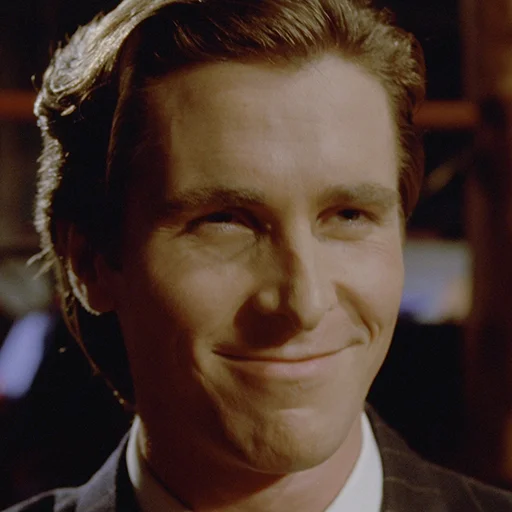😊 Стикер «Patrick Bateman» для Telegram