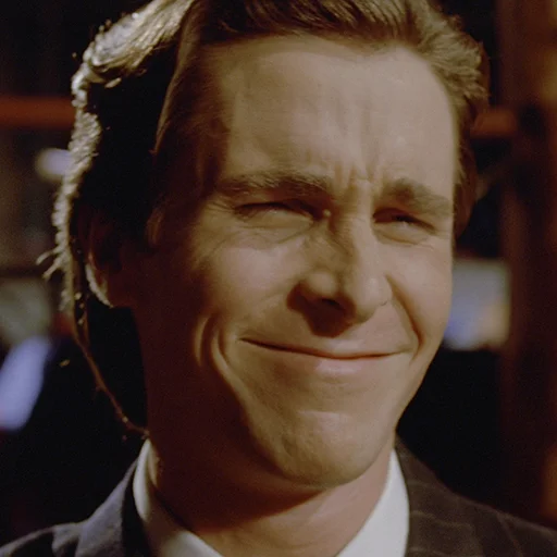 ☺️ Стикер «Patrick Bateman» для Telegram