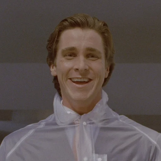 😄 Стикер «Patrick Bateman» для Telegram