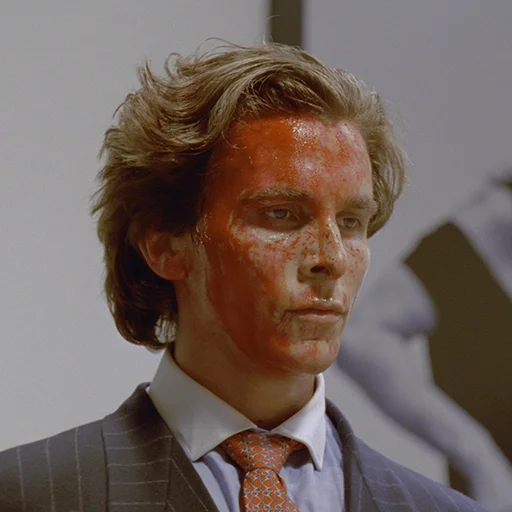 😈 Стикер «Patrick Bateman» для Telegram