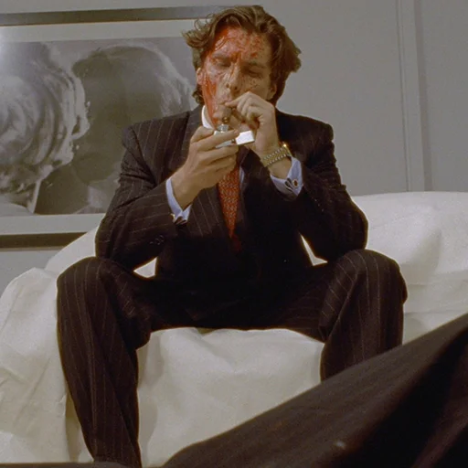 🚬 Стикер «Patrick Bateman» для Telegram